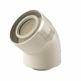 Ubbink - Sekurit PP bocht 80/125 45gr