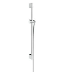Hansgrohe - Unica Croma barre de douche 0,65 m avec glissière réglable + isiflex flexible de douche 1,60m chromé