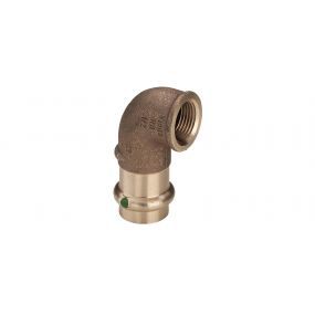 Viega - Coude trans. bronze 22x3/4 F 90 eau potable Profipress - 2214.2