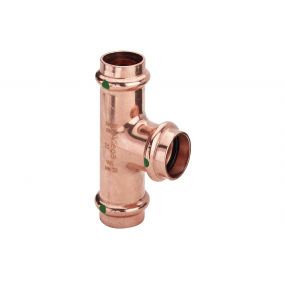 Viega - Té réduit à sertir cuivre 22x15x22 FFF eau potable Profipress - 2418