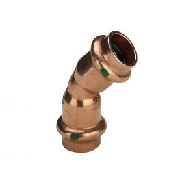 Viega - Persbocht koper 18mm FF 45° (drink)water Profipress Koper 2426 - 292416