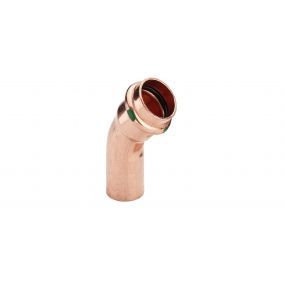 Viega - Courbe à sertir MF cuivre 42 MF 45 eau potable Profipress - 2426.1