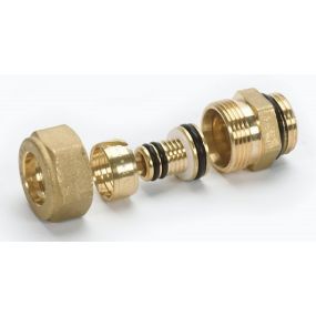 Begetube - Aansluitnippel 1/2 bu x 16/2mm alpex