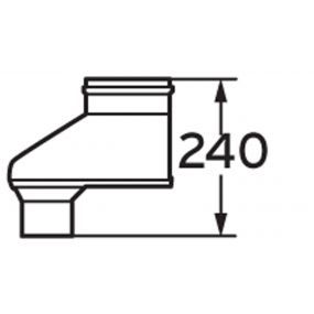 Vaillant - Adapter 2 x 80mm -> 80/125 mm ecoTEC VC/VCW pro/+ , TURBOmag