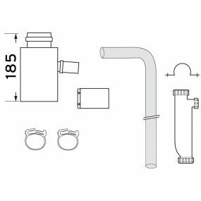 Vaillant kit de condensation 60/100 mm - 303805
