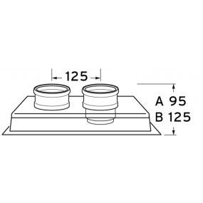 Vaillant - Clv-adapter 2 x 80mm turboMAG