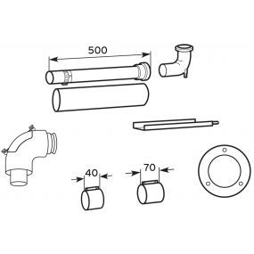 Vaillant - Kit concentrique 60/100 pour les chaudières mural es à condensation