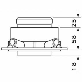 Vaillant - Adaptateur concentrique 80/125 mm PP pour ecoTEC e xclusiv VC et ecoCOMPACT VSC