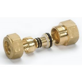 Begetube - Pièce de transition à compression laiton téton dém chauffage Alpex