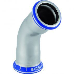Geberit - Coude Mapress Acier Inoxydable: 45gr, d=15mm - RVS