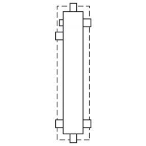 Vaillant - Evenwichtsfles WH 3,5 m3/h aansluiting RP 1 1/4" - 40