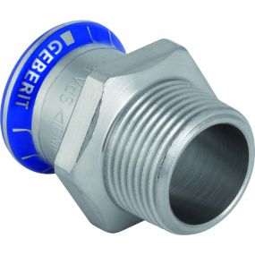 Geberit - Mapress puntstuk M 28x1.1/4 - RVS