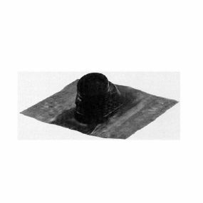 Zehnder - Coxtrek Vaste loodslabpan schuin dak 35-40 zwart -d 180mm