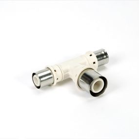 Begetube - Perskoppeling, T-stuk, 20x2mm x 32x3mm x 20x2mm kunststof 325663535 - PPSU