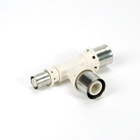 Begetube - Perskoppeling, T-stuk, 32x3mm x 32x3mm x 20x2mm kunststof 325663566 - PPSU