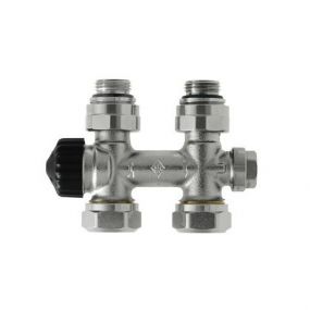 Heimeier - Thermostatische afsl. Multilux tweepijps recht G1/2