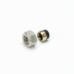 Begetube - Raccord 2 pièces à compression laiton 12 x M24 FF chauffage