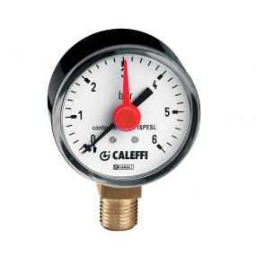 Caleffi - MANOMETRE PRISE RADIALE Ø80MM 3/8 0 - 10 BAR - 557