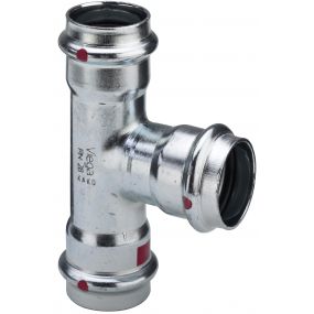 Viega - Té à sertir acier 15 FFF chauffage Prestabo - 1118