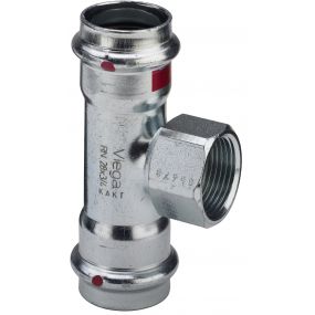 Viega - Staal Pers T F 18 X 1/2 X 18 Prestabo - 1117.2