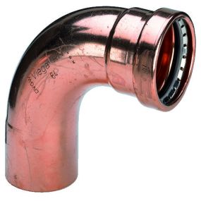 Viega - Courbe à sertir MF cuivre 64 MF 90 eau potable Profipress - 2416.1XL