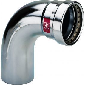 Viega - Courbe à sertir MF acier 76.1 MF 90 chauffage Prestabo - 1116.1XL