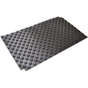 Begetube - Feuille d’isolation profilée Solotop pour le chauf fage par le sol (1400 x 800 mm).