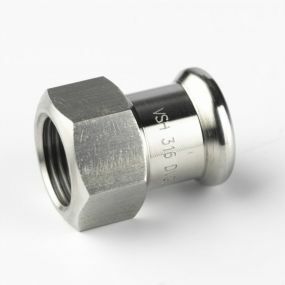 VSH - Pièce de transition à sertir inox 28 x 1.1/4 F eau potable XPress Inox - R2702