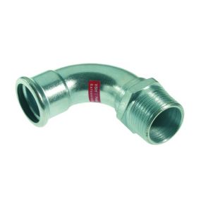 VSH - Courbe de transition à sertir acier 22 x 3/4 M 90 chauffage XPress Staalverzinkt - C1430