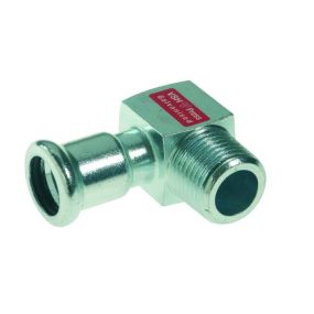 VSH - Coude trans. acier 15x1/2 M 90 chauffage XPress Staalverzinkt - C1428