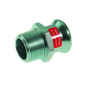 Vsh Persovergangsstuk staal 35mm x 1" m verwarmingxpress staalverzinkt c1405 - 6341247