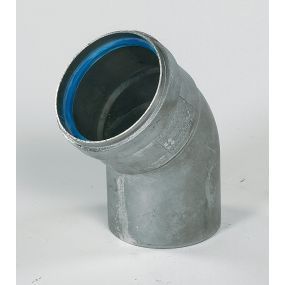 Ubbink - Coude ALU 80/45gr paroi épaiss.