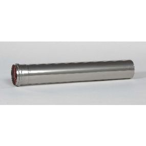 Ubbink - Inox naturel verlengstuk 100mm l: 1000mm 316L d:0,4 mm HR+, HRtop & M