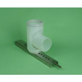 Ubbink - Renolux HRtop bocht+schoorsteensteun 80 mm pp120 transparant - 0716116