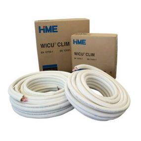 WICU - Clim double tuyau pré-isolé 3/8 + 5/8 bobine 20 mètres - 7500766