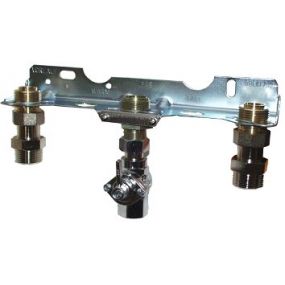 Bosch Montageplaat gaskraan 3/4 & 2 nippels 1 cv enkel voor top42-3zb - 7719002135