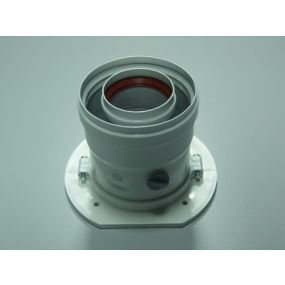 Bosch Rookgasketeladapter concentrisch 60/100 verticaal AZ397 - 7736995075