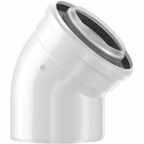 Bosch - Concentrische bocht d80/125 45gr - 7738112593