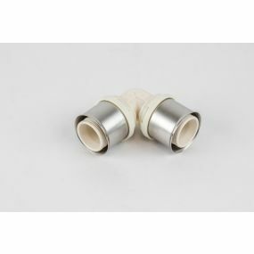 Begetube - Raccord à sertir PPSU équerre double, 40x3,5 mm x 40x3,5 mm.