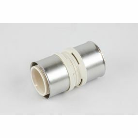 Begetube - Dubbele rechte perskoppeling 63/4,5mm x 63/4,5mm PPSU kunststof