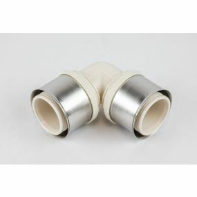 Begetube - Raccord à sertir PPSU équerre double, 63x4,5 mm x 63x4,5 mm.