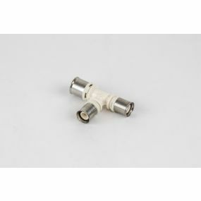 Begetube - Té réduit à sertir plastique 20/2x16/2x16/2 FFF eau potable Alpex (ex 325181835)