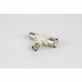 Begetube - Té réduit à sertir plastique 26/3x16/2x20/2 FFF eau potable