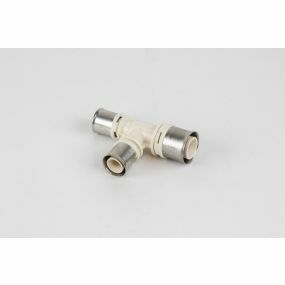 Begetube - Té réduit à sertir plastique 26/3x20/2x20/2 FFF eau potable