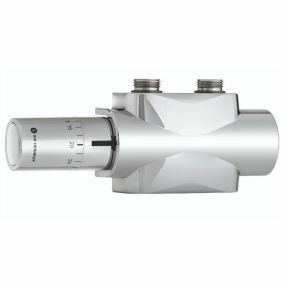Heimeier - Thermostatische onderblok Multilux 4 chroom met halo