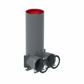 Plenum TVA P - DN125/2xDN90 - raccordement latéral L=300 zehnder