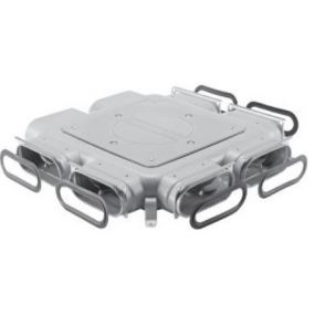 Zehnder - ComfoFlat Verdeelkast flat 6 aansluitingen inc 6 o-ringen en 6 klembeugels - 51