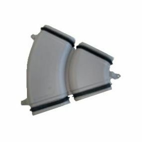 Zehnder CK 300 coude horizontal 45° - 4 anneaux de colmatage incl. - 990322050