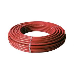 Begetube - Tube composite thermo 6mm 16x2mm rouge Alpex isol sur rouleau 100m chauffage et