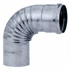 Burgerhout - COUDE ALU 90GR - D 130 MM